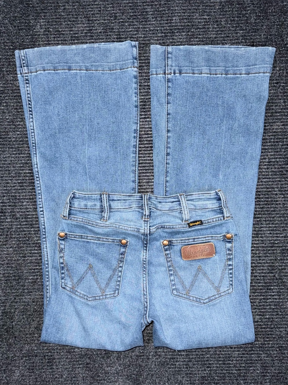 Wrangler Retro Trouser Boot Cut Blue Jeans Women’s Sz 1 / 25x29 Western Cowgirl